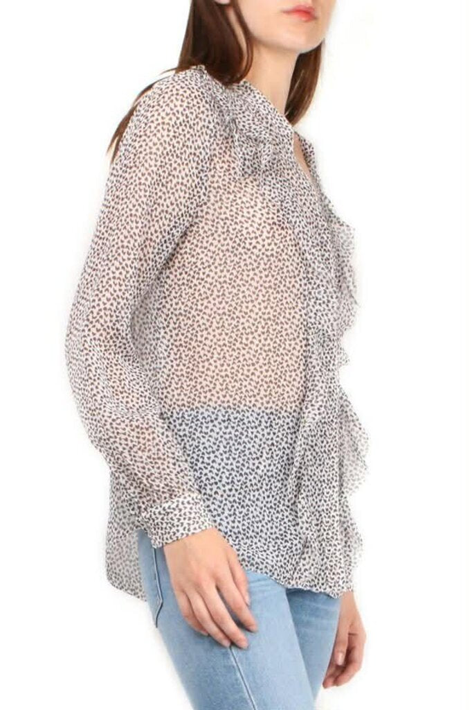 L'Angence Nadine Ruffle Blouse - Size XS(Retails $275)