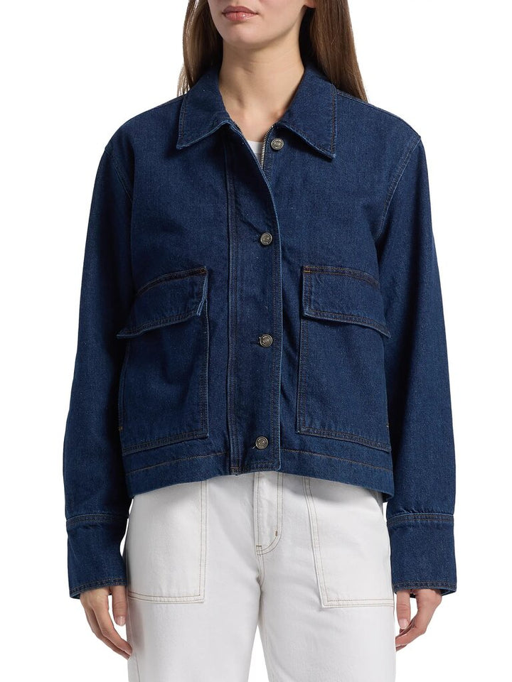 Reformation NWT Oakley Denim Jacket in Havasu - Size XS (Retails for $248)
