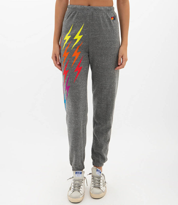 Aviator Nation Bolt Gradient Joggers - Size Medium