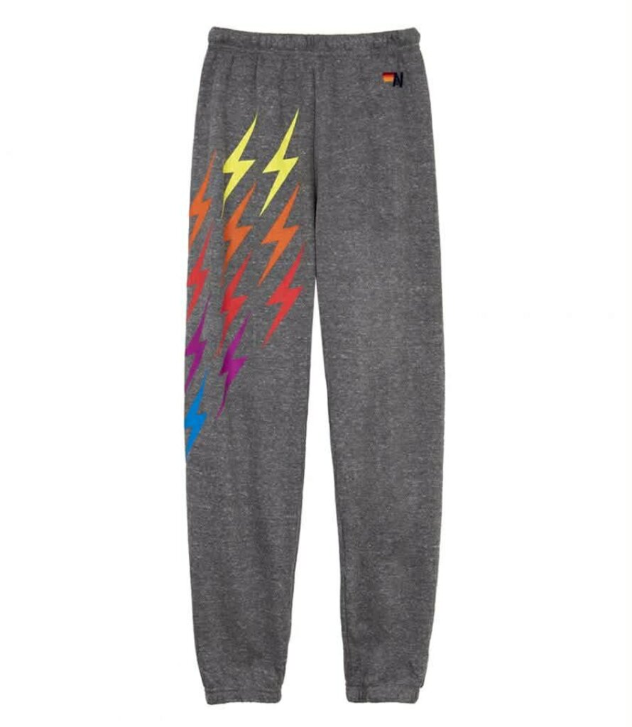 Aviator Nation Bolt Gradient Joggers - Size Medium
