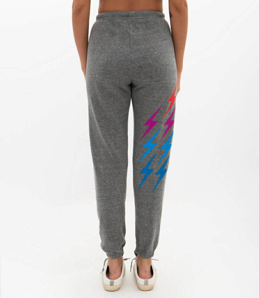 Aviator Nation Bolt Gradient Joggers - Size Medium