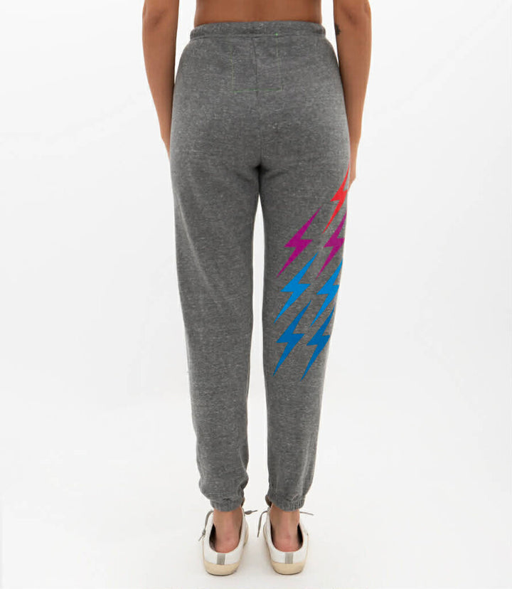 Aviator Nation Bolt Gradient Joggers - Size Medium