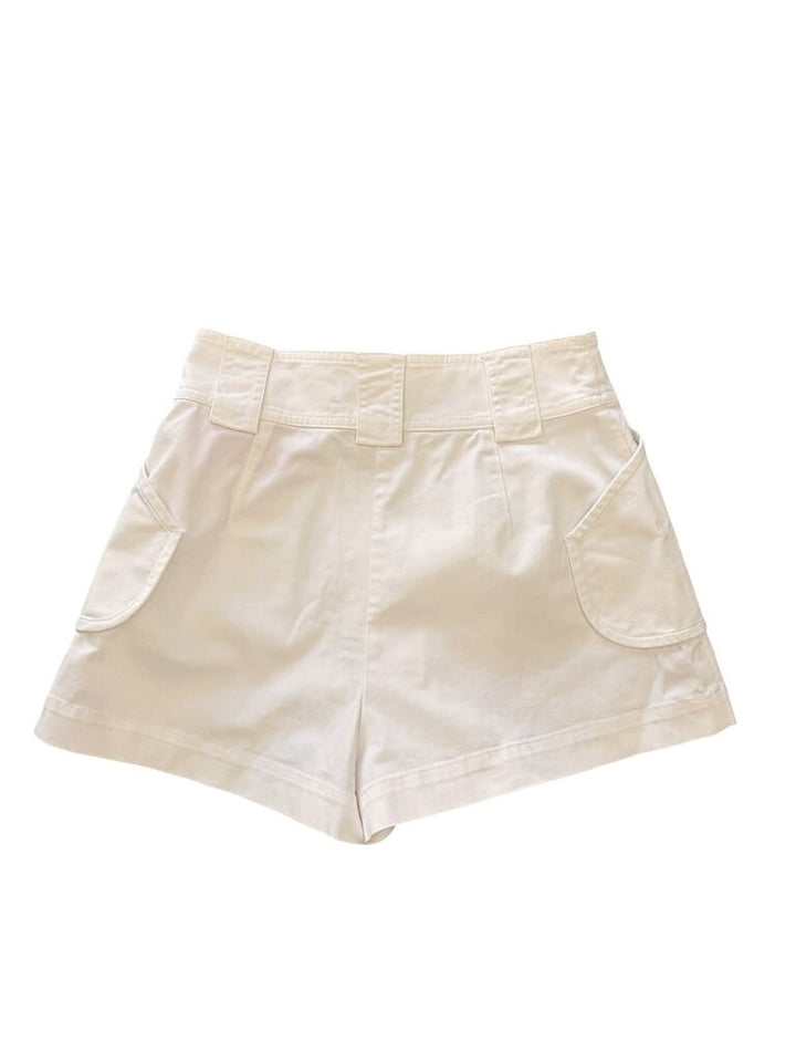 Derek Lam Washed White Covey Utility Skort - Size 10