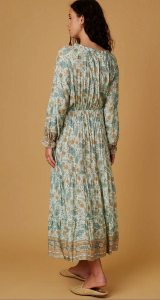 Scandal Aqua Bohemian Dress- Size Small