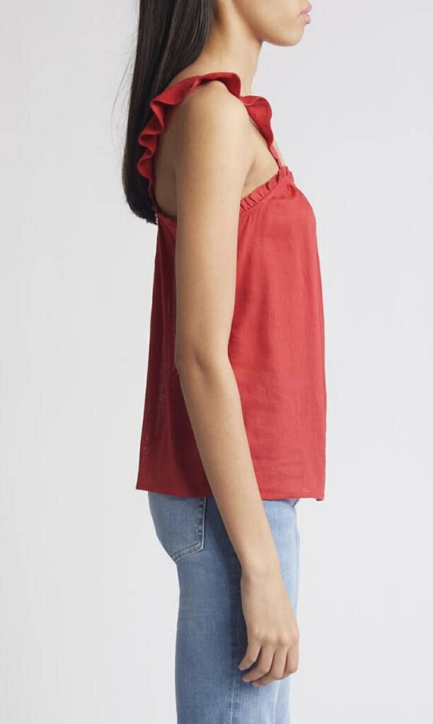 Paige NWT Iyala Ruffle Tank Top - Size 4 (Retails $169)