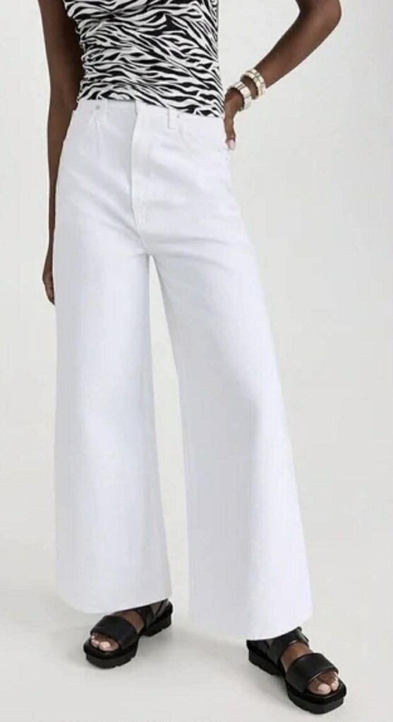 Mother SNACKS! High Waisted Push-Pop Wide Leg Jeans - Size 27