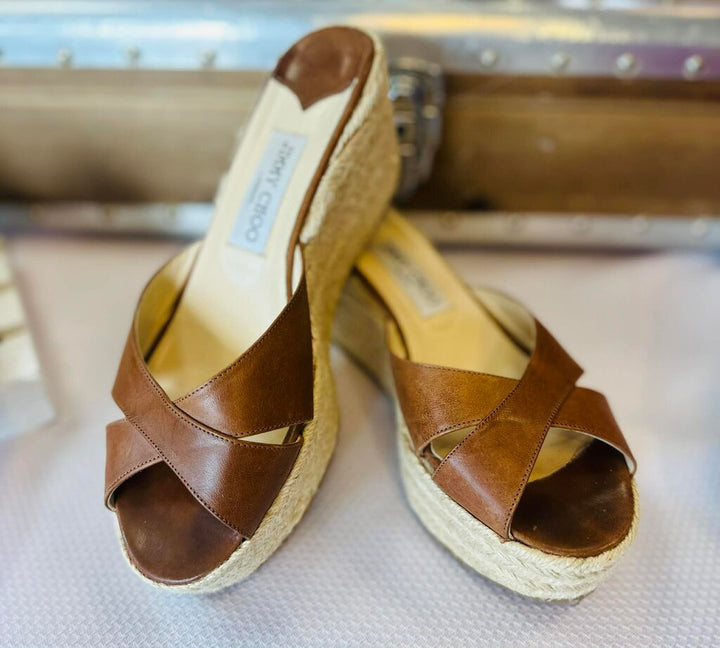 Jimmy Choo Espadrilles Wedges - Size 38