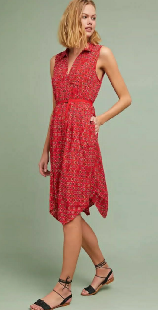 Maeve Anthropologie Daisy Midi Shirtdress - Size 6