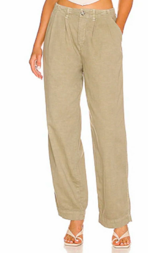 Free People NWT Abby Chinos In Light Willow - Size 2