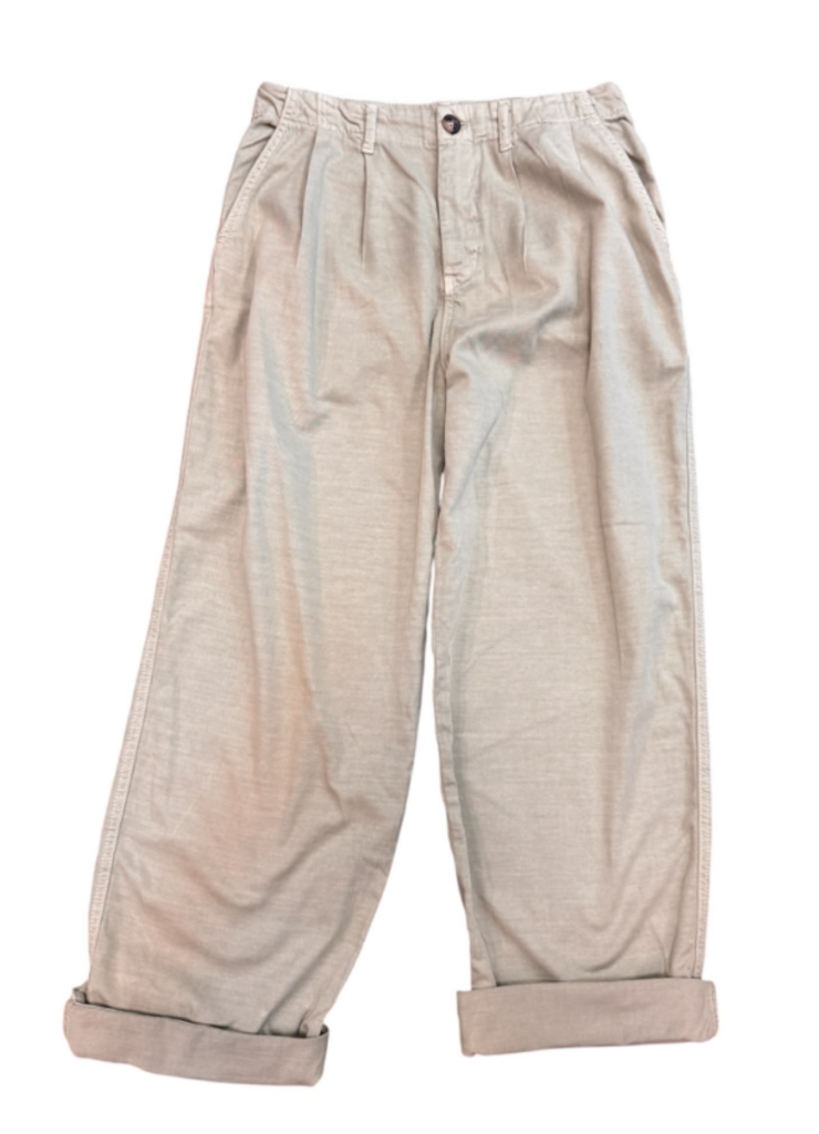 Free People NWT Abby Chinos In Light Willow - Size 2