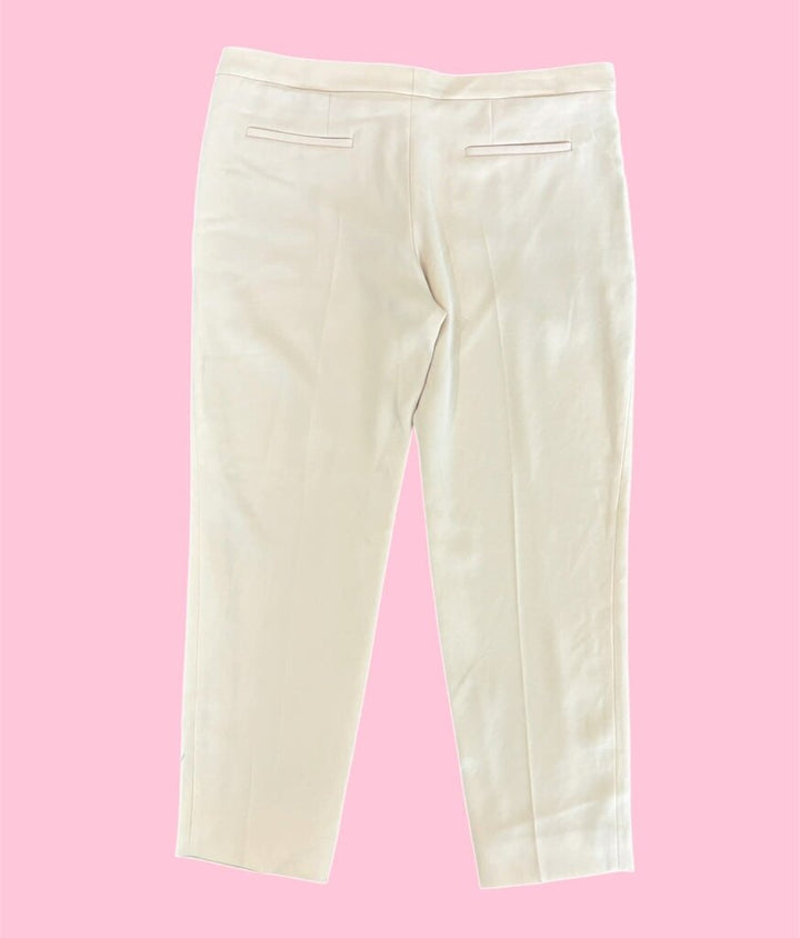 Chloe NWT Cropped Trousers in Macadamia Brown - Size 40