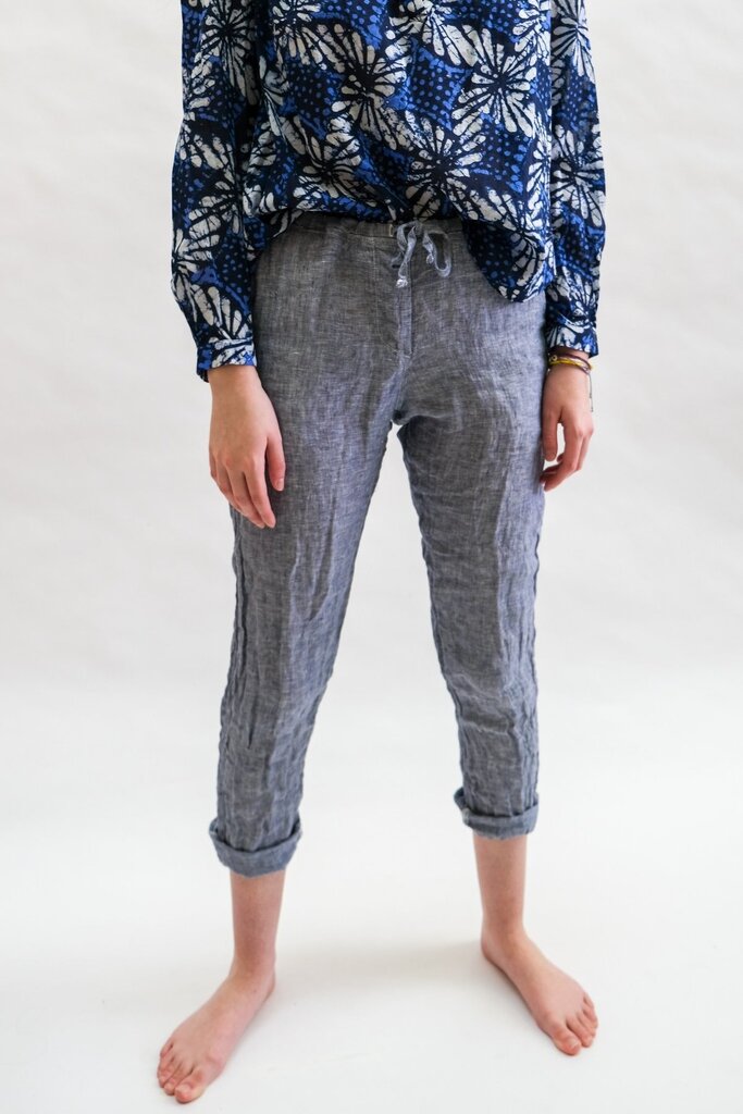 CP Shades Hampton Linen Straight Leg Pants - Size Medium