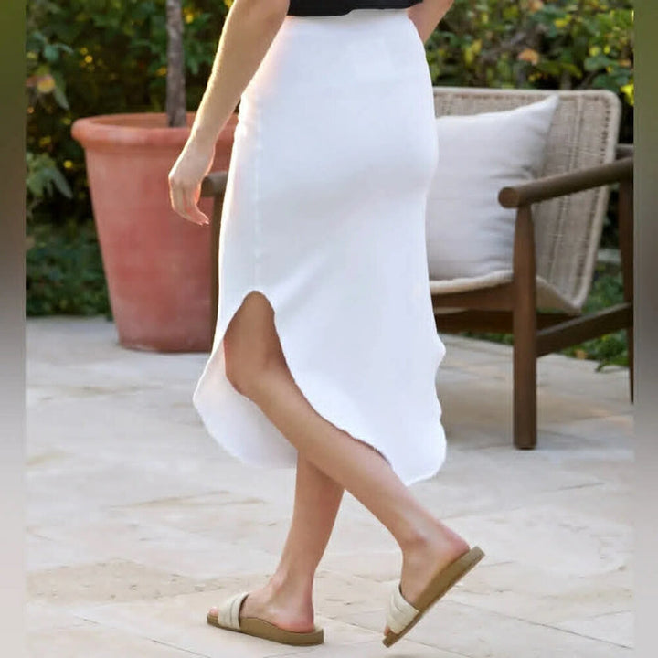Frank & Eileen Unforgettable Skirt In White - Size Small