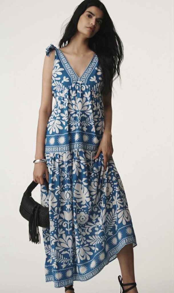 Saylor Brenna Linen Blend Maxi Dress - Size XXL(Retails $275)