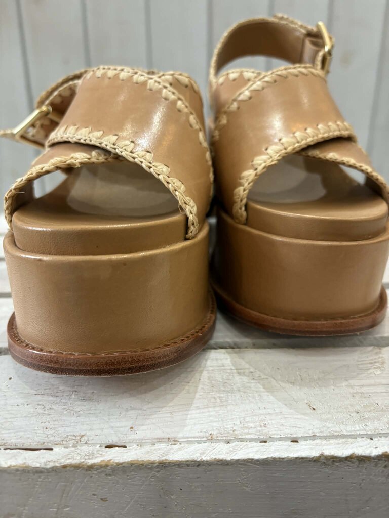 Loeffler Randall Mae Slingback Platform Sandal - Size 7