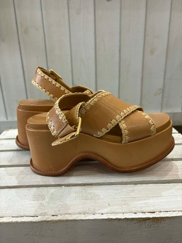 Loeffler Randall Mae Slingback Platform Sandal - Size 7