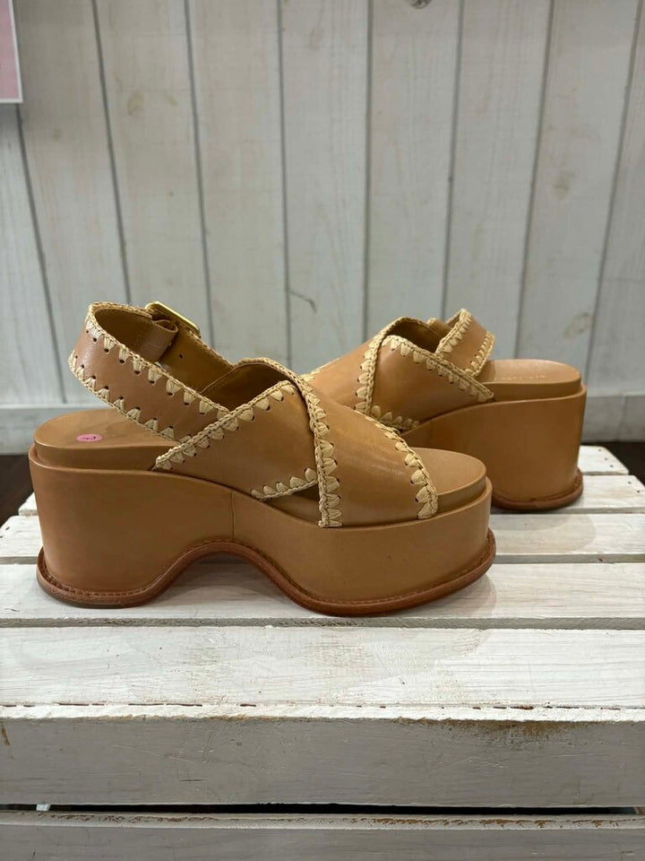 Loeffler Randall Mae Slingback Platform Sandal - Size 7
