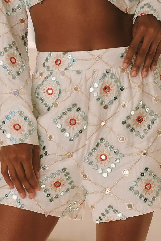 BLITHE Mirror Geo Shorts NWT - Size Large
