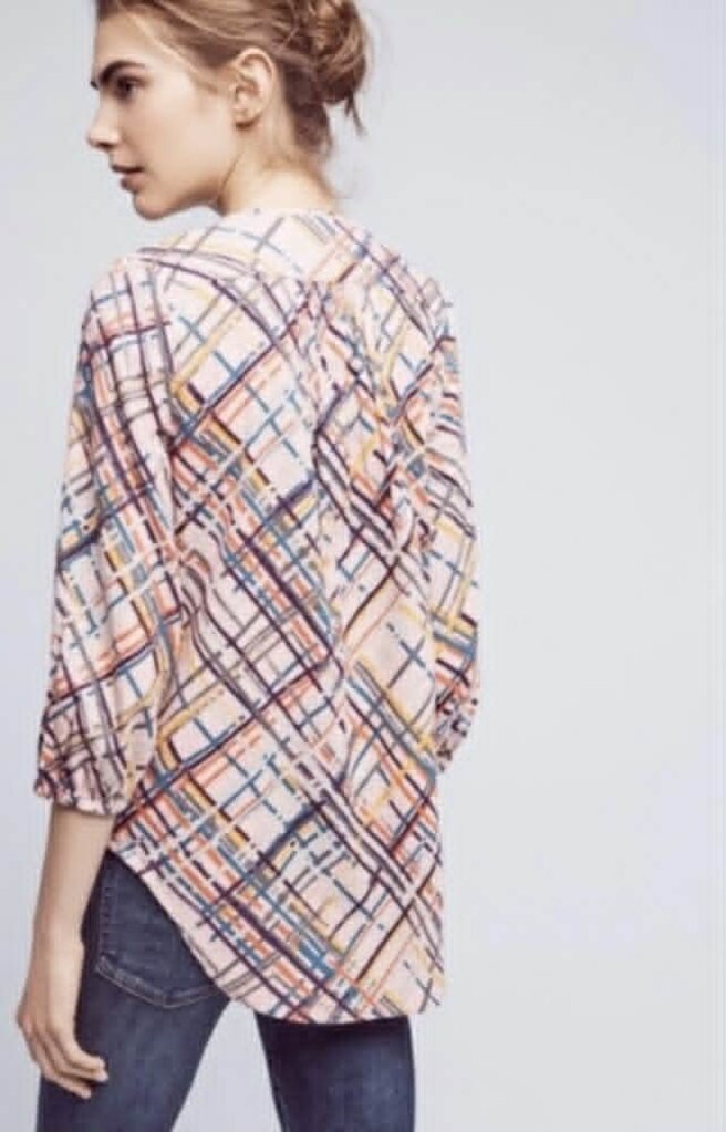 Maeve Bethesda Abstract Top - Size M