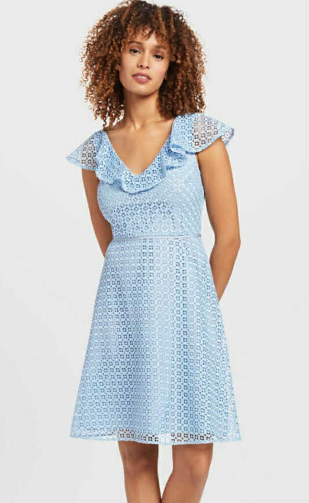 Draper James Dress In Blue - Size 6