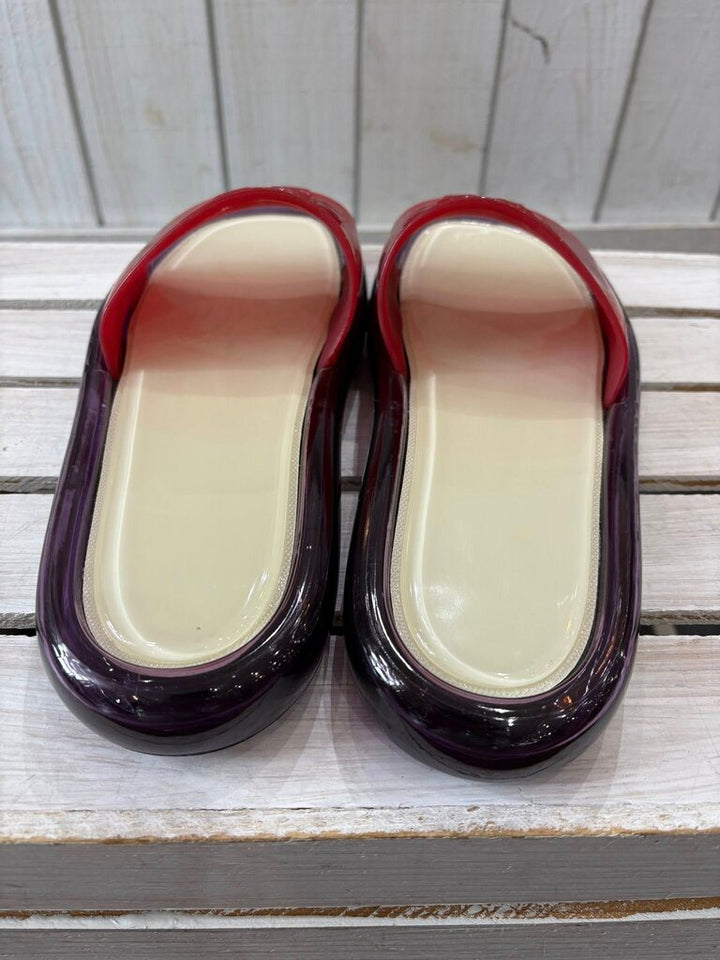 Tory Burch Bubble Jelly Slides - Size 10
