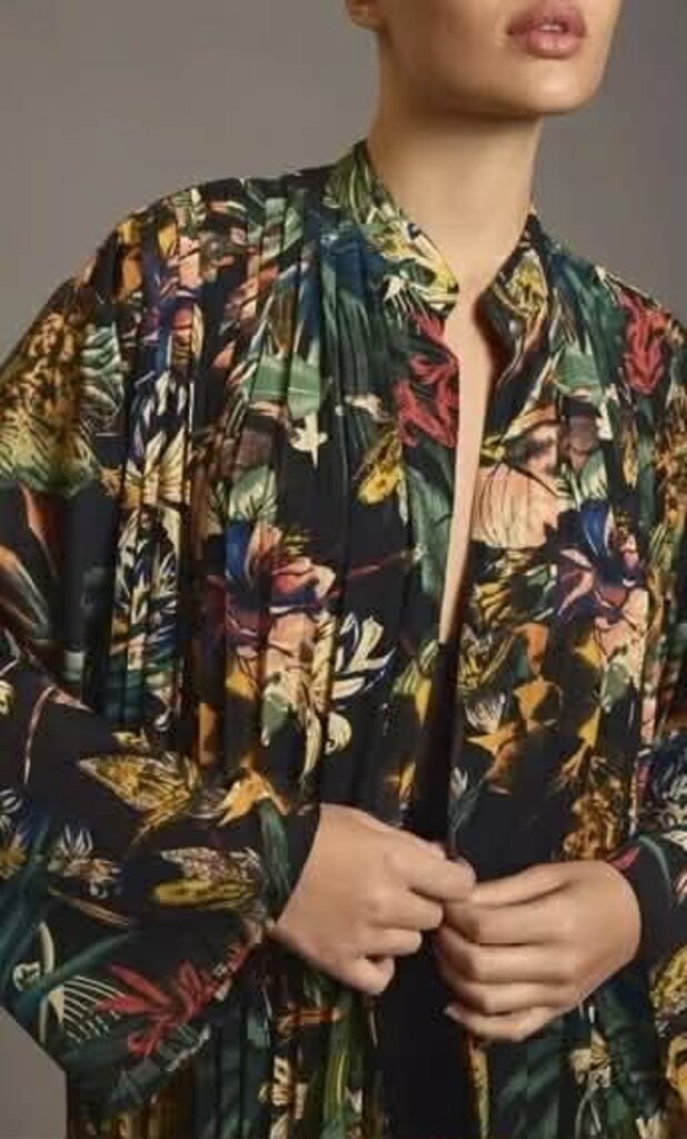 Anthropologie Pleated Kimono - Size OS