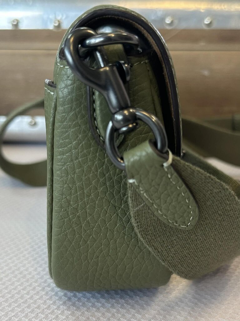Coach Amelia Saddle Bag in Military Green