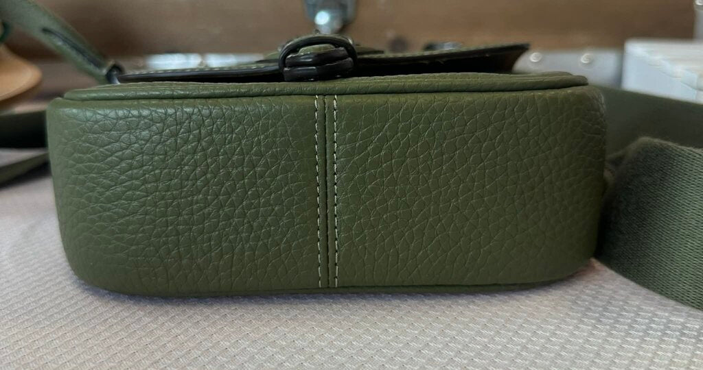 Coach Amelia Saddle Bag in Military Green