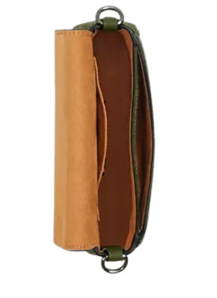 Coach Amelia Saddle Bag in Military Green