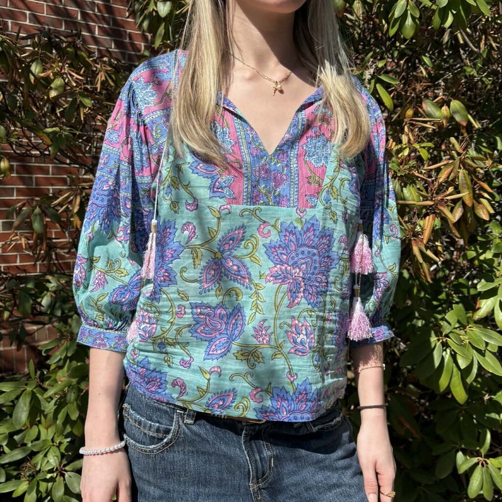 Bell Tassel Blouse - Size Small