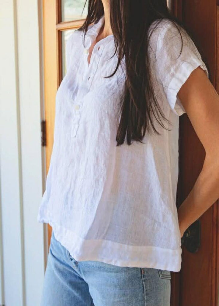 CP Shades White Peek Blouse (Retails $205) - Size Medium
