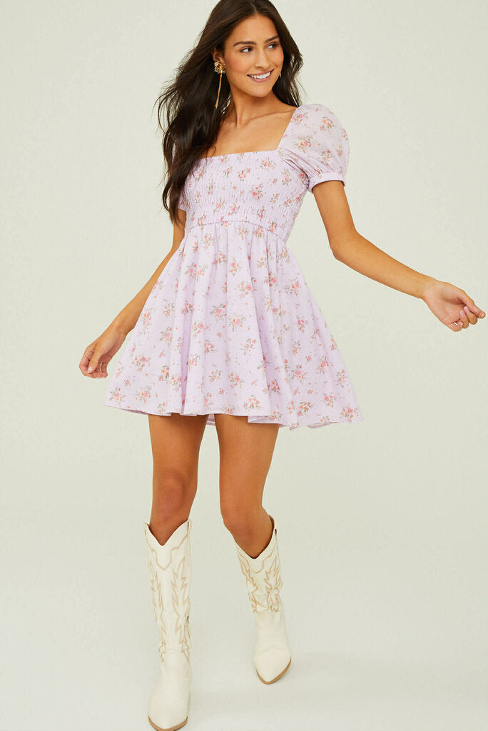 Altar'd State Sunni Smocked Floral Dress - Size XL
