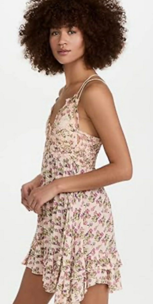 Free People Adella Floral Print Slip Dress NWT - Size Large