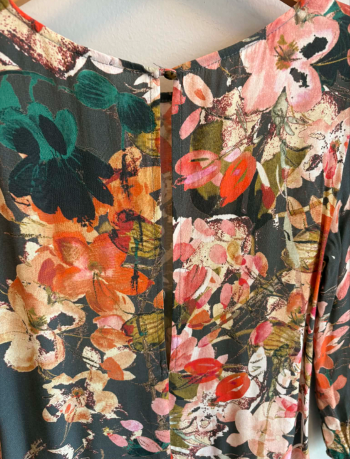 Meadow Rue Floral Tunic Dress - Size 0