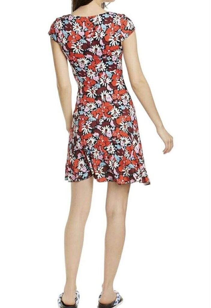 Free People Key To My Heart Floral Ribbed Dress - Size Large
