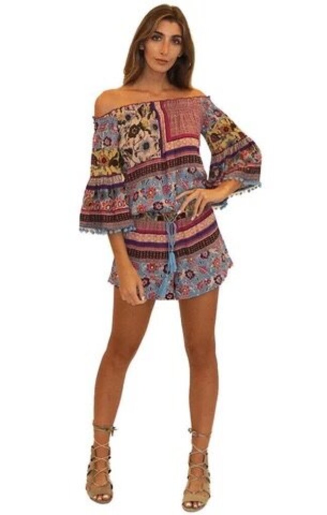 Raga NWT Floral Off The Shoulder Romper - Size Small