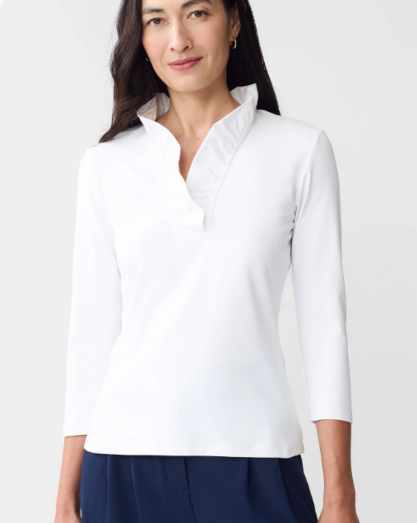 J.McLaughlin Durham Ruffle Top - Size XS(Retails $168)