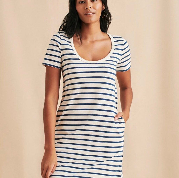 Faherty Merritt T-Shirt Dress - Size Small