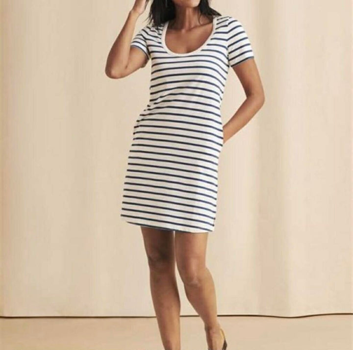 Faherty Merritt T-Shirt Dress - Size Small