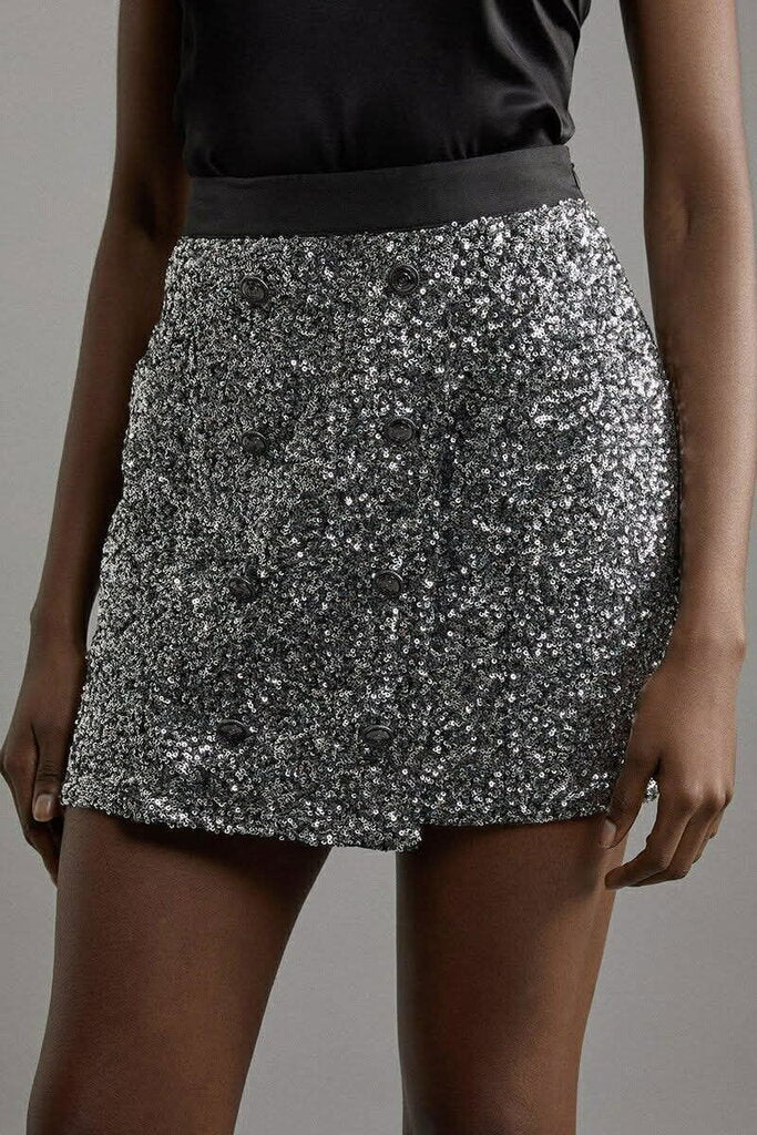 Karen Millen Wrap Over Mini Skirt