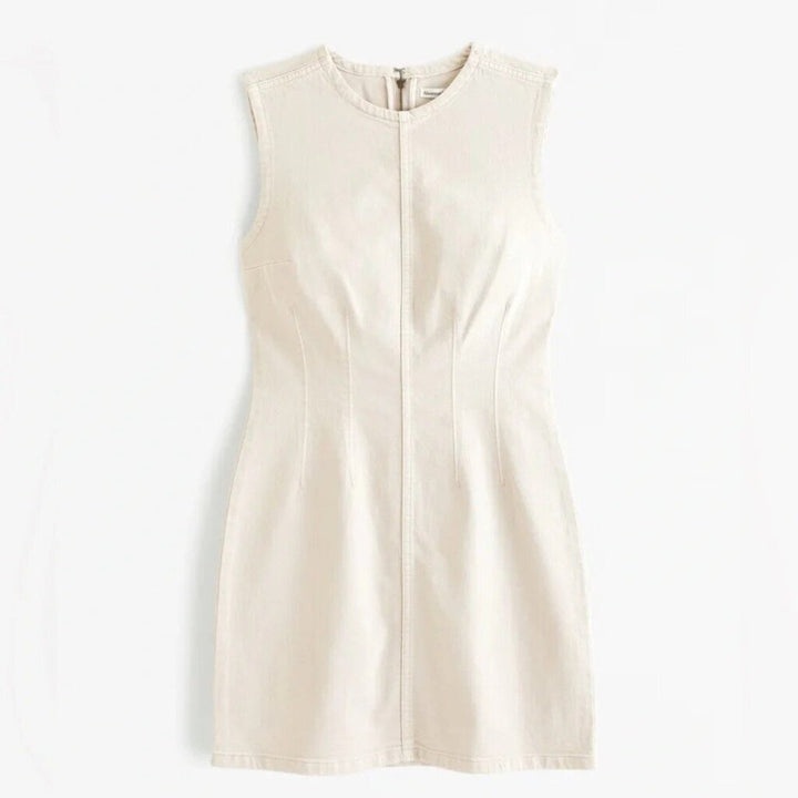 Abercrombie & Fitch NWT Shell Denim Mini Dress - Size Small T (Retails for $80)