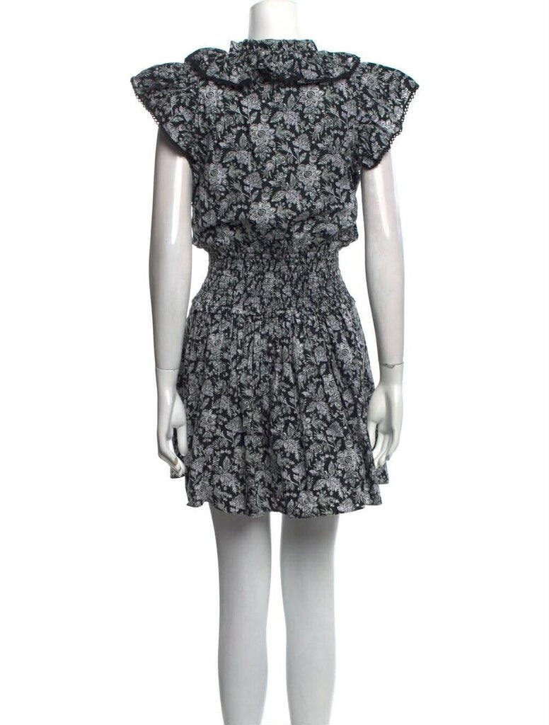 La Vie Rebecca Taylor Floral Print Dress - Size Large