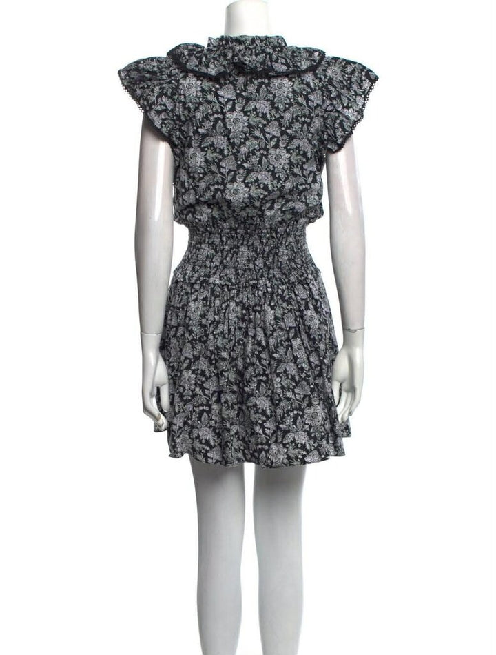 La Vie Rebecca Taylor Floral Print Dress - Size Large