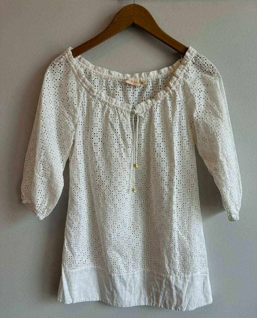 Tory Burch Eyelet Cover Up Dress