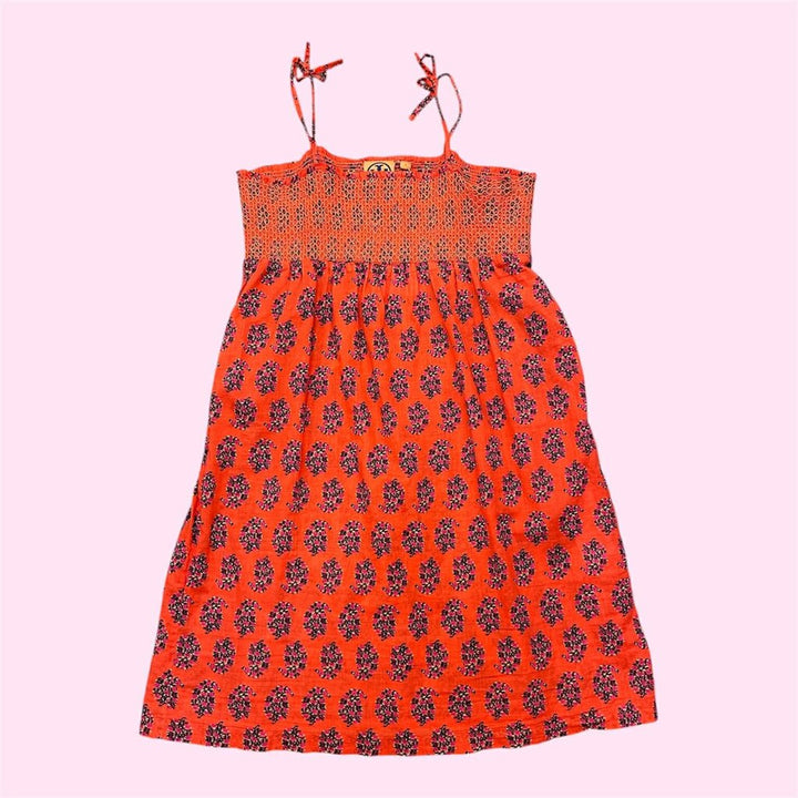 Tory Burch Floral Mini Dress - Size Large