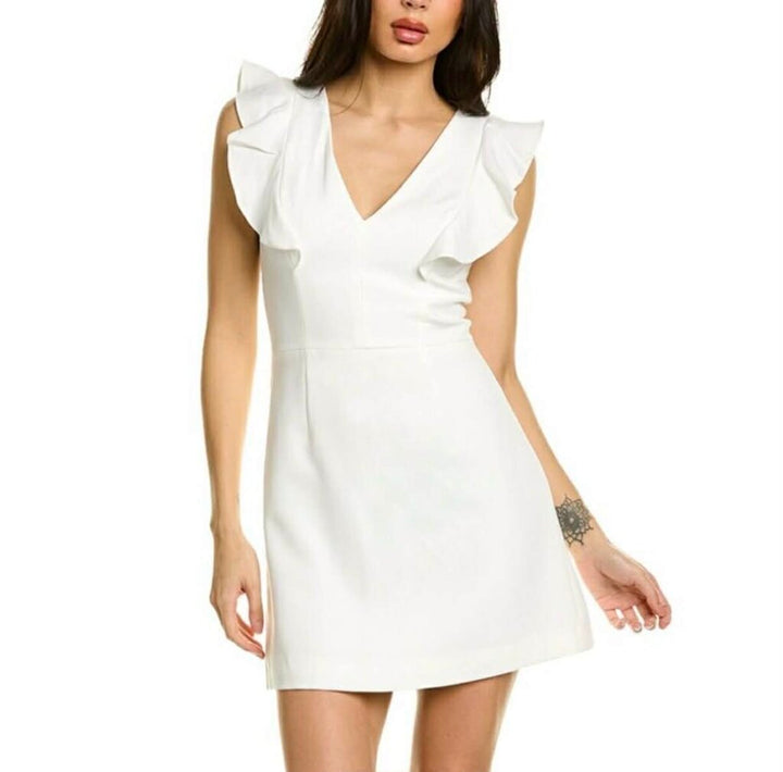 French Connection Whisper Ruffle Dress - Size 6