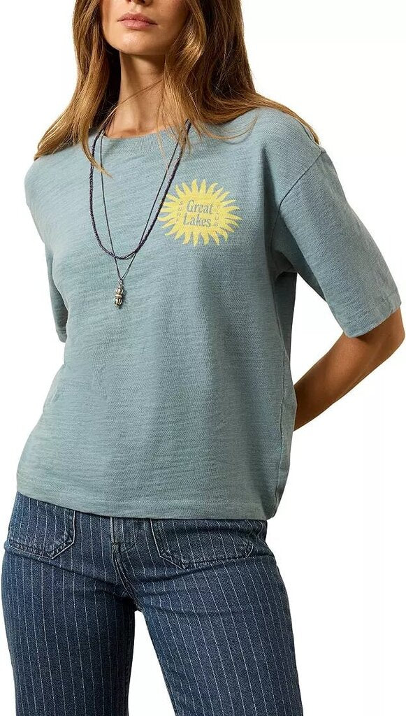 Faherty Sunwashed Slub Vintage T-Shirt in Citadel - Size Small(Retails $88)