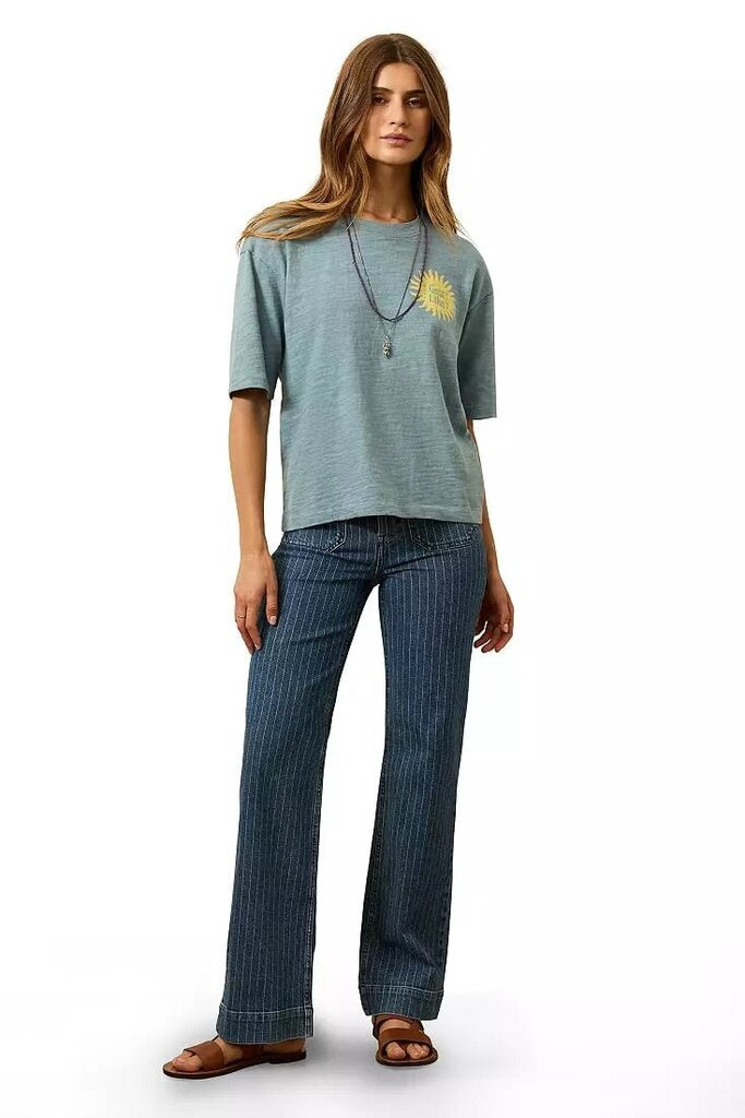 Faherty Sunwashed Slub Vintage T-Shirt in Citadel - Size Small(Retails $88)