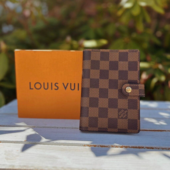 Louis Vuitton Damier Ebene Small Ring Agenda Cover