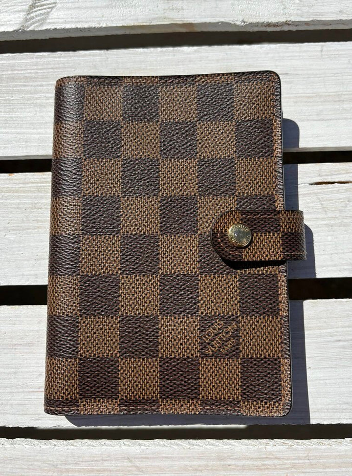 Louis Vuitton Damier Ebene Small Ring Agenda Cover